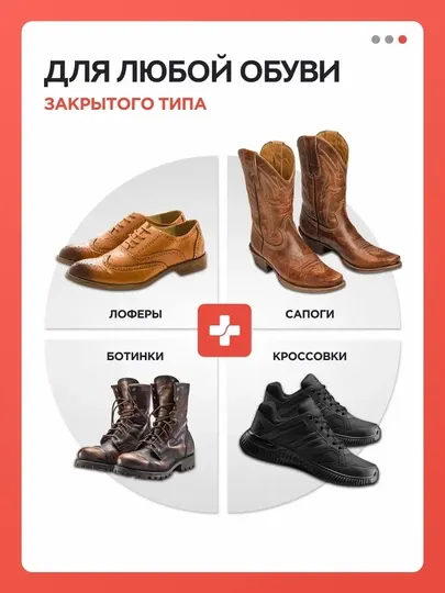 Стельки ортопедические для обуви кожаные каркасные с супинатором от плоскостопия - Ортопедические стельки и полустельки, корректоры стопы