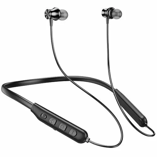 Bluetooth наушники вкладыши с микрофоном Hoco ES64 Easy Sound Black с микрофоном, мобильная гарнитура, с дугой, черные