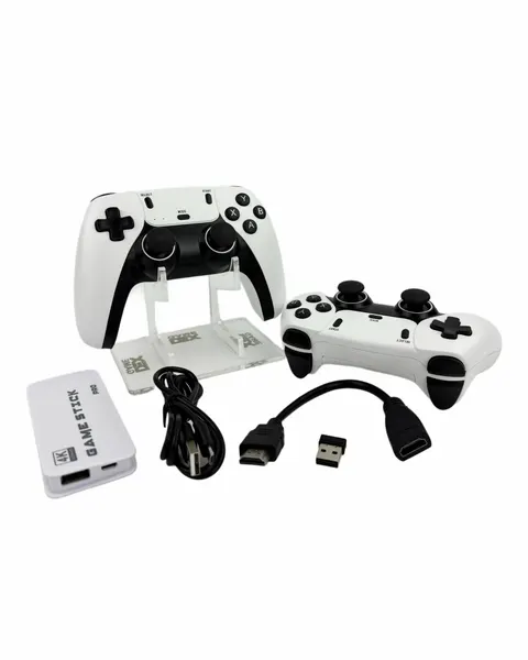 Игровая приставка для телевизора, с играми Nintendo, Sega, Playstation, Junior, 20000 игр, беспроводная, 4K, 2 геймпада
