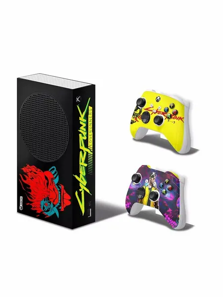 Наклейка Cyberpunk 2077 на игровую консоль Xbox Series S