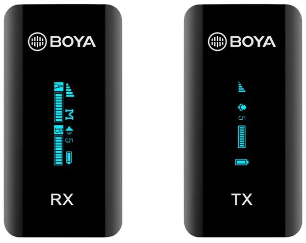 Беспроводная система Boya BY-XM6-S1, TX+RX, 3.5 мм TRS + TRRS, для интервью