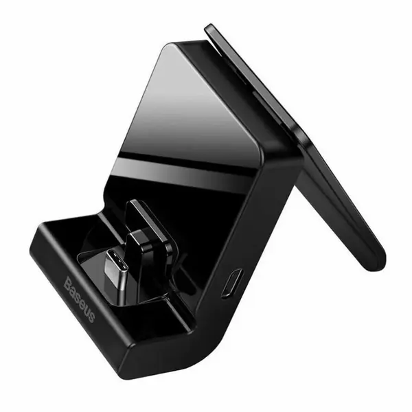 Регулируемая зарядная док-станция BASEUS GS10 SW Adjustable Charging Stand с USB-портом Type-C - Black