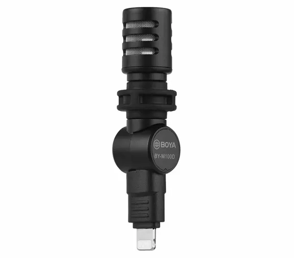 Микрофон Boya BY-M100D для iPhone, Lightning, для смартфона/планшета
