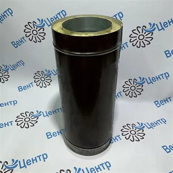 Сэндвич-И, наружный Ø 280 × внутренний Ø 200 мм, длина 1000 мм, оцинкованная сталь толщина 0,50 + AISI 430 толщина 0,50 мм (конденсат)