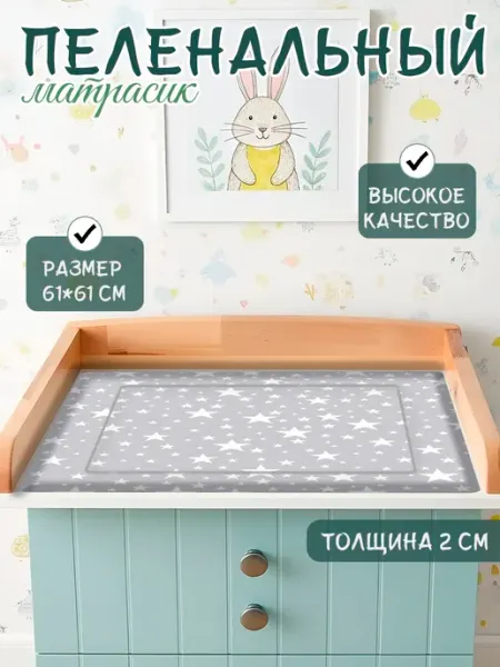 ESHKERE KIDS Матрасик для пеленального столика