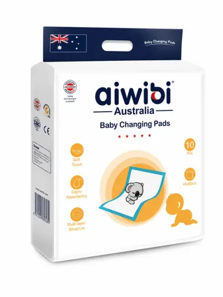 Пеленки впитывающие 60*40 5 шт AIWIBI