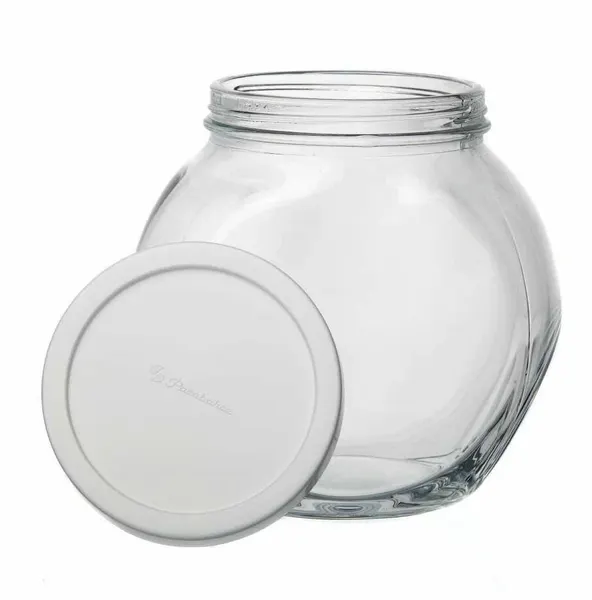 Банка для продуктов Pasabahce Bella, стеклянная, с крышкой, прозрачная, 1,7 л