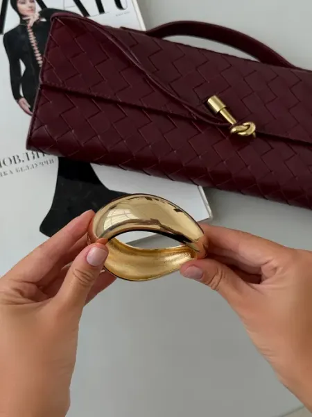 Браслет широкий золотистый ARTVI Jewelry