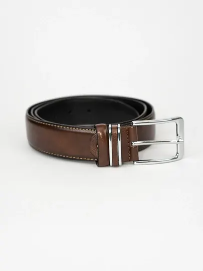 Мужские классические ремни Eurobelt leather, эко-кожа