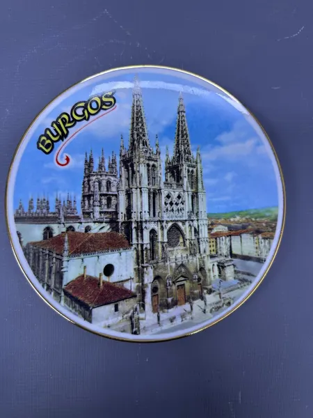 Тарелка Настенная "Burgos", диаметр 17 сантиметров, фарфоровая