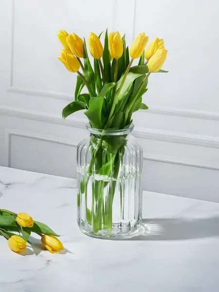 Ваза Pasabahce Botanica, стеклянная, настольная, прозрачная, 2,5л