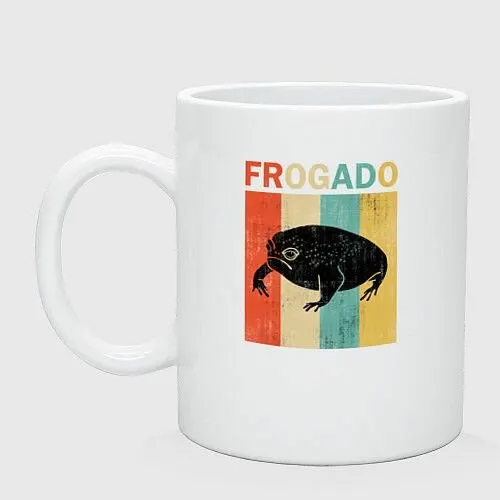 Дождевая жаба Frog Avocado Керамическая кружка