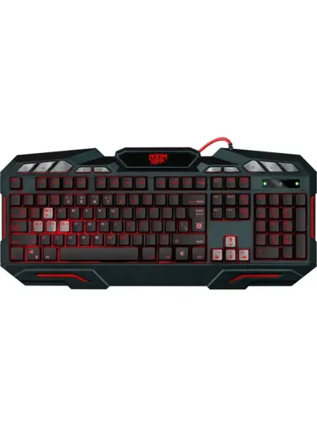 Игровая клавиатура Doom Keeper GK-100DL проводная USB для ПК DEFENDER