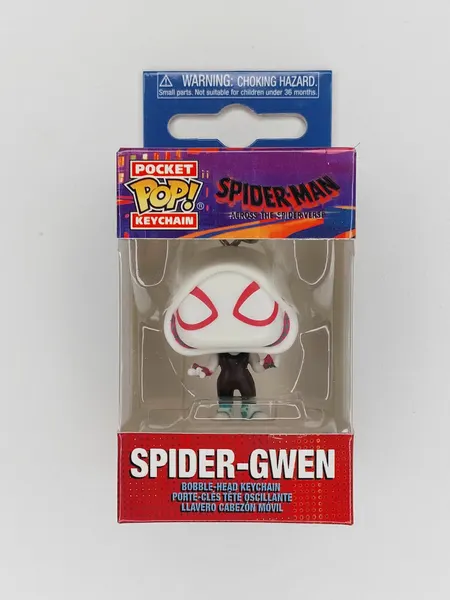 Брелок keychain Гвен-Паук Гвен Стейси Spider-Gwen из мультфильма Человек-Паук: Паутина вселенных