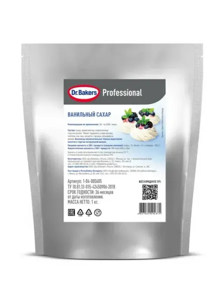 Ванильный сахар, 1000 г Dr.Bakers