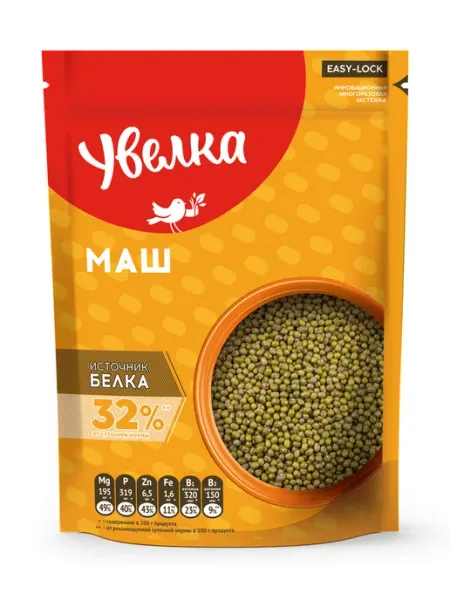 Маш крупа 400 г Увелка