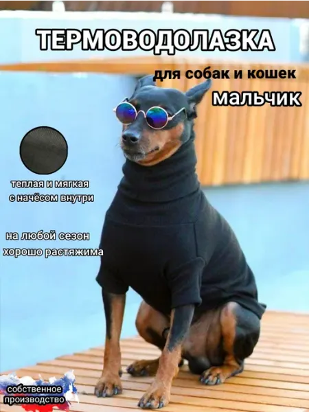 Термоводолазка для собак и кошек для мальчика