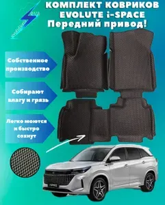 Eva-evolutions Коврики в салон автомобиля, EVA, 5 шт.