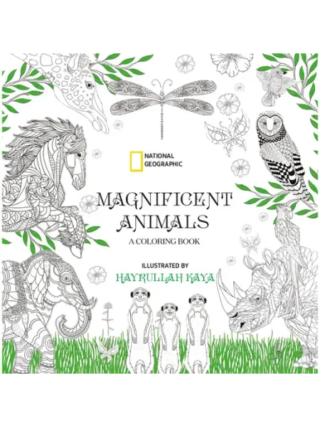 Magnificent animals. A coloring book. Боямақ