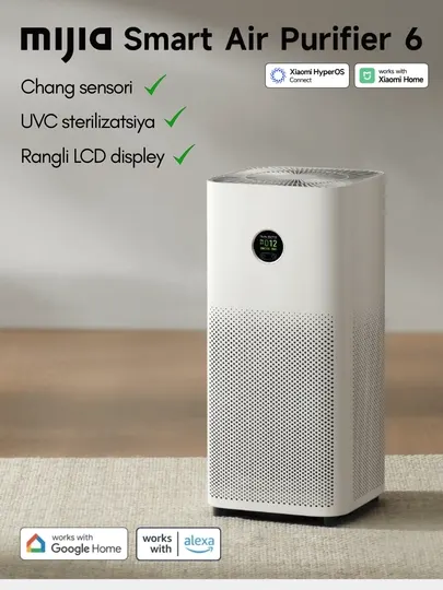 Увлажнитель воздуха Mijia Smart Evaporative Humidifier Pro,быстрое увлажнение 600 мл/ч,5 л