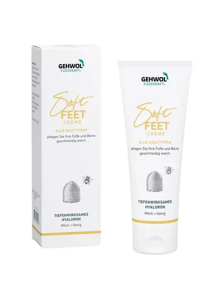 Gehwol Soft Feet Cream - Шелковый крем для ног Молоко и мёд 40 мл