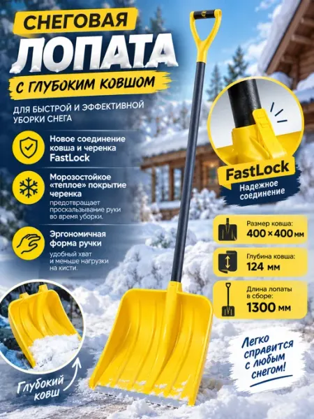 Лопата для снега ЛарЭль