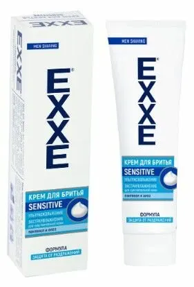 Набор из 3 штук EXXE крем для бритья sensetive для чувствительной кожи 100 мл