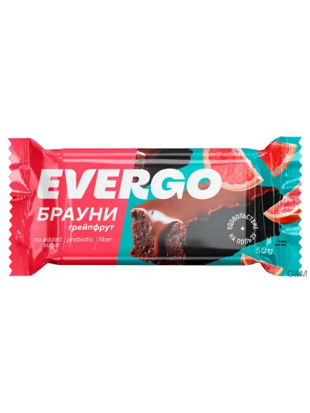 Пирожное протеиновое глазированное Evergo, 4шт