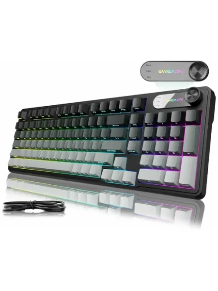 Проводная мембранная клавиатура Eweadn V102 Black для дома и…