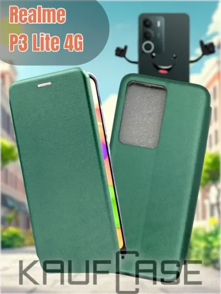 Бук-кейс для realme P3 Lite KaufCase