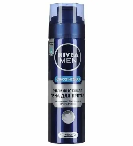 Пена для бритья Nivea Комфорт классик, увлажняющая, 200 мл