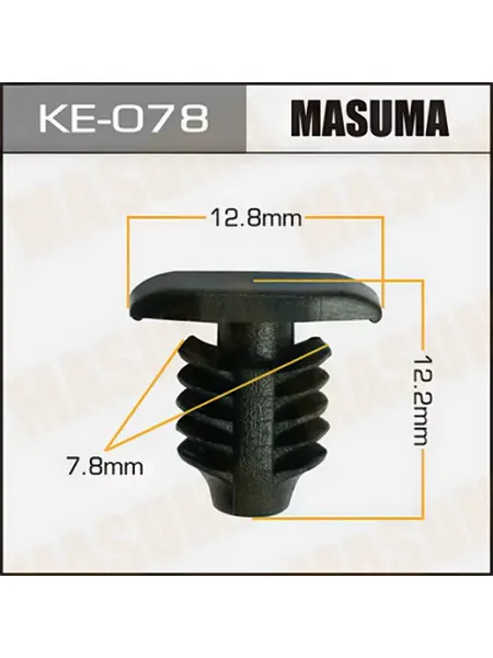 Клипса автомобильная KE078 (50 шт.) MASUMA