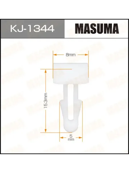 Клипса автомобильная KJ1344 (50 шт.) MASUMA