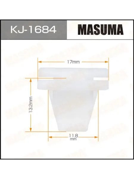 Клипса автомобильная KJ1684 (50 шт.) MASUMA