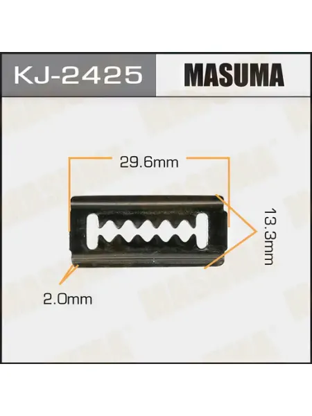 Клипса автомобильная KJ2425 (50 шт.) MASUMA
