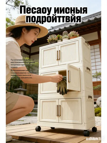 HOME express Складной шкафчик для хранения вещей