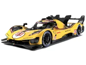 Коллекционная машинка Bburago 1:43 Ferrari 499P Yellow #83 Le Mans