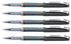 Ручка шариковая 5 шт FLAIR WRITO-METER JUMBO пишущий узел 0,5 мм контроль чернил цвет чернил синий