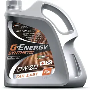 G-Energy 0W-20 Масло моторное, Синтетическое, 4 л
