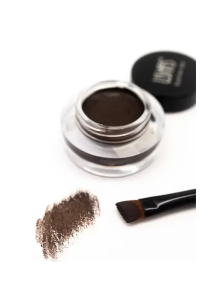 Гелевая подводка для глаз и бровей USHAS, водостойкий gel eyeliner, коричневая