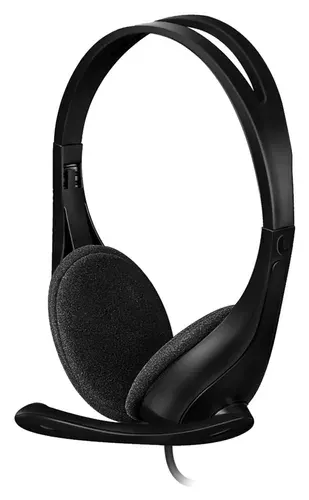 Наушники с микрофоном A4Tech HU-9 черный 1.8м накладные USB (HU-9 (BLACK))