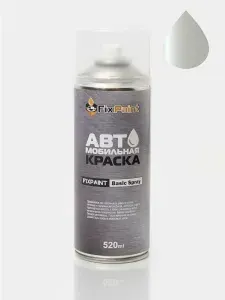 Краска SUZUKI HUSTLER(MR41S), код Z7T, PEARL WHITE, автомобильная эмаль FixPaint Spray, 2 аэрозольных баллончика по 520 мл, 1-й и 2-й слой