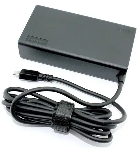 Зарядное устройство для ноутбука Lenovo,, 20V - 5A, (Штекер: Type-C) 100 Вт Slim Round
