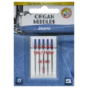 Иглы ORGAN для швейных машин, для джинсовой ткани 5/110