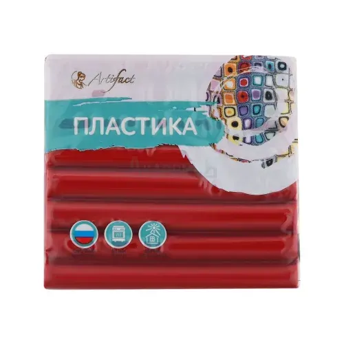 Полимерная глина, запекаемая пластика Artifact 1113 цвет классический рубиновый 56 гр.