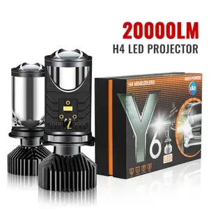 Светодиодные автомобильные лампы H4 P43T Y6 ( Y6D Pro MAX ) CSP3570 5500K 40W 12-24V (2шт.)