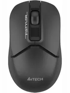 Мышь компьютерная игровая мышка A4Tech Fstyler FG12 черный оптическая 1200dpi беспров. USB 3but (FG12 BLACK)
