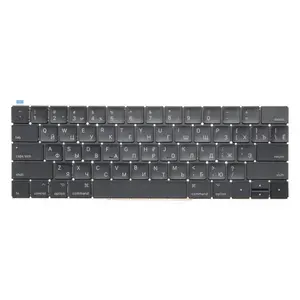 Клавиатура с подсветкой для ноутбука Apple MacBook Pro 13 A1706 late 2016 / MacBook Pro 13 A1706 mid 2017 - черная, плоский Enter