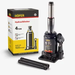 Домкрат бутылочный двухштоковый(с пред.кл.) 4т (150-345мм) HF 902 171 HOFER (original)
