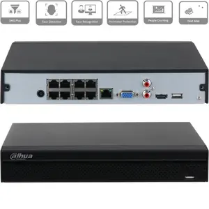 Dahua DH-NVR4116HS-8P-4KS3 - 16 канальный видеорегистратор IP для видеонаблюдения, NVR регистратор сетевой с PoE, 4K и H.265+